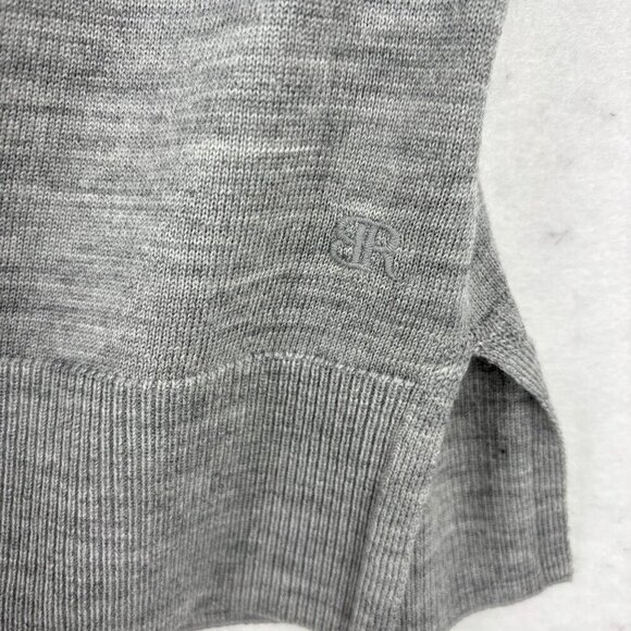 Banana Republic Merino Wool Pullover Sweater Womens Size XL Gray Heather - Picture 5 of 12